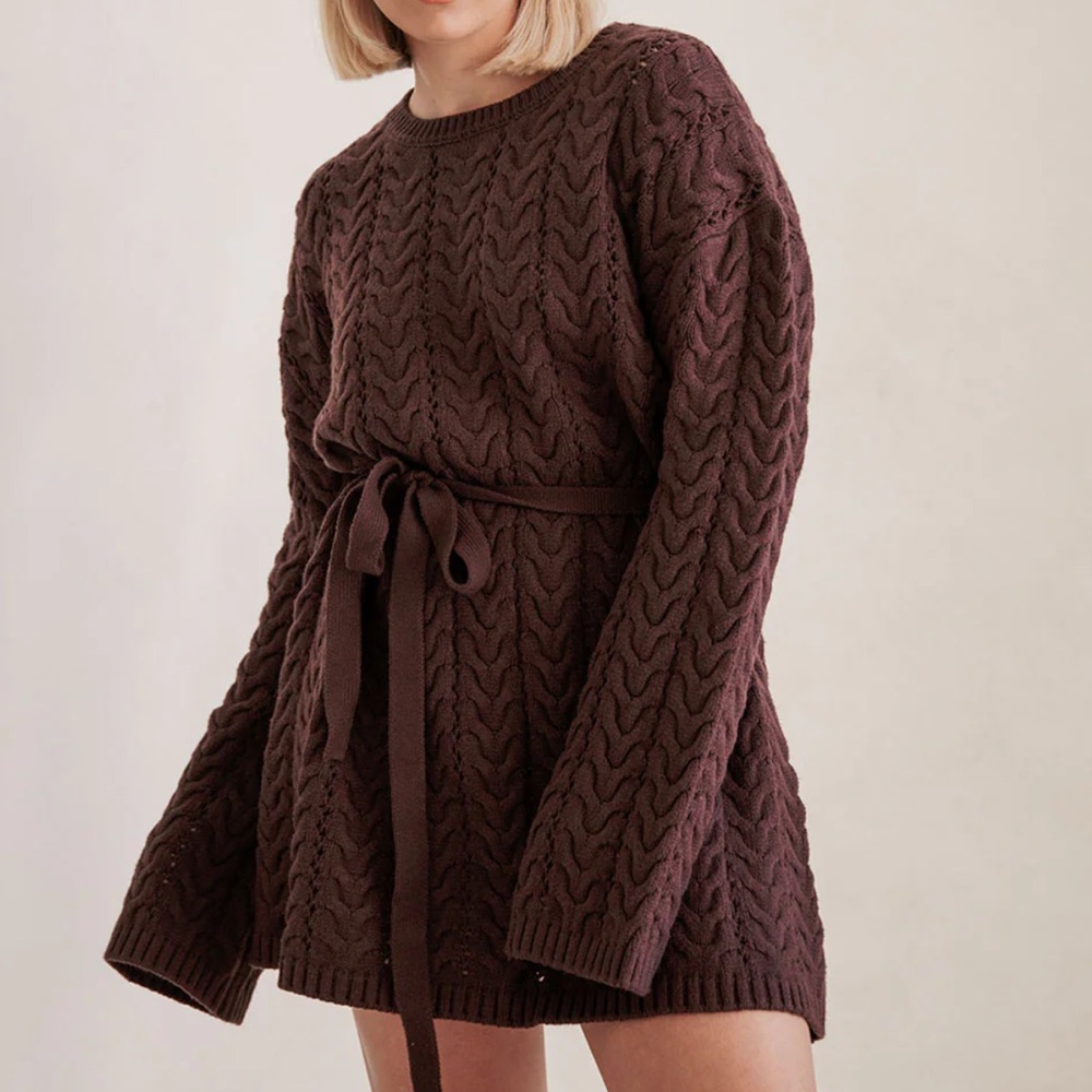 Gorgeous SABO   Long Sleeve Knit Dress - Picture 2 of 8